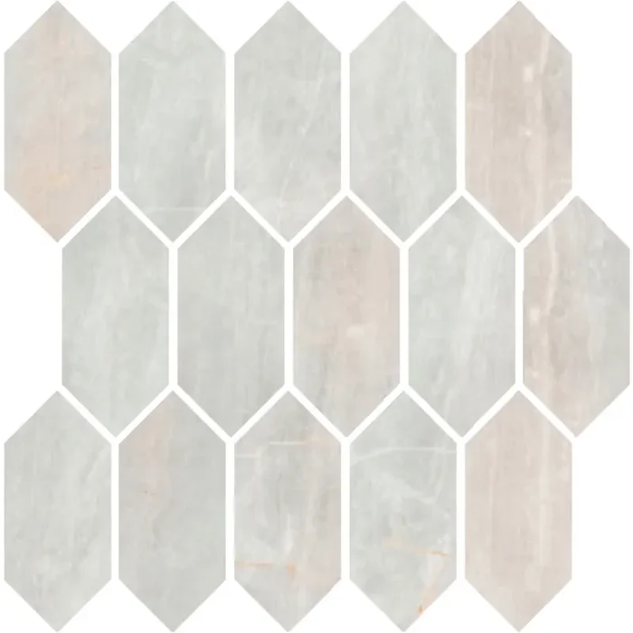 Serenissima Fossil Losanga Perla Rekt. Glasiert Mosaikfliese 30×30 R10 Art.-Nr. 1066642