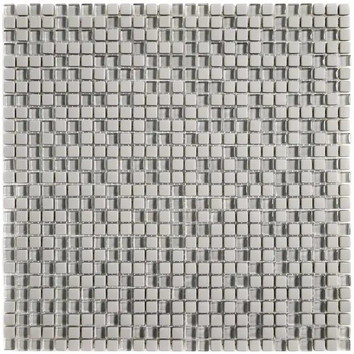 Serie 4 Grau 100mm Glasmosaik – – 30,5×30,5