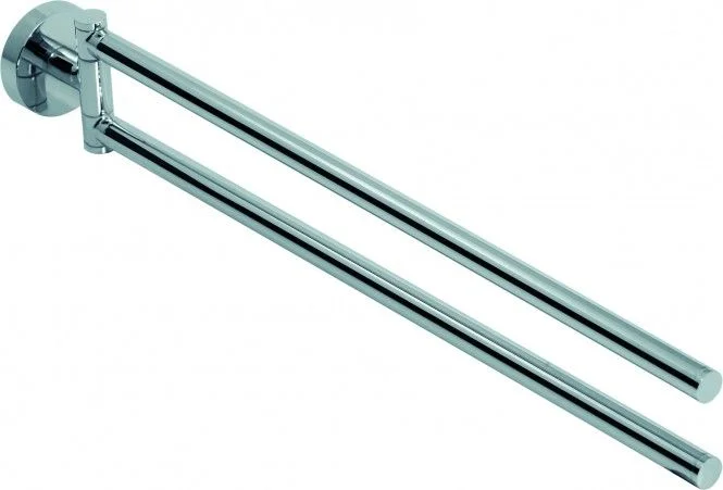 Serie 8000 Handtuchhalter 2 armig 211132, messing verchromt