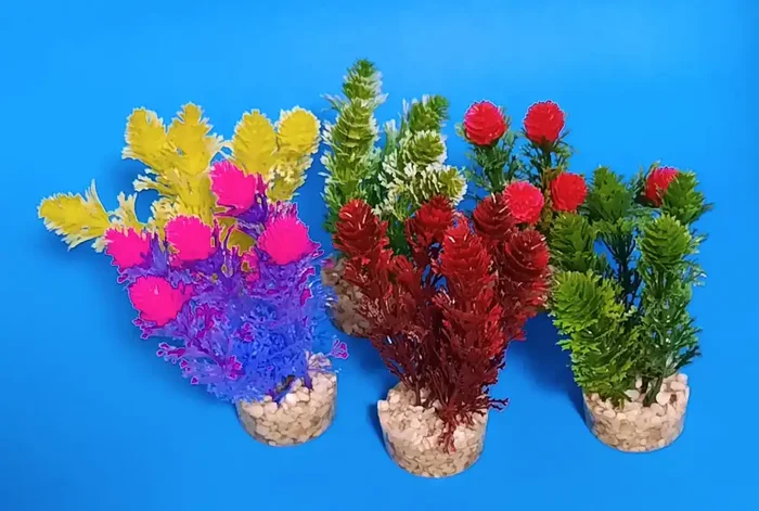 Seydeco Kunstpflanze Mini Flower 10cm 1 Stück