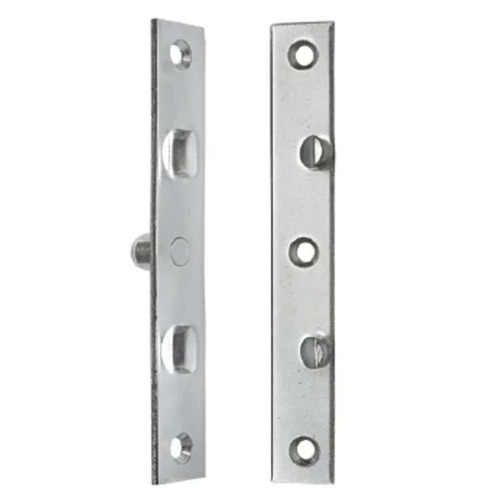 Sicherheits-Flachbändertürsicherung, kantig, mit zwei abgeschrägten Vorderhaken