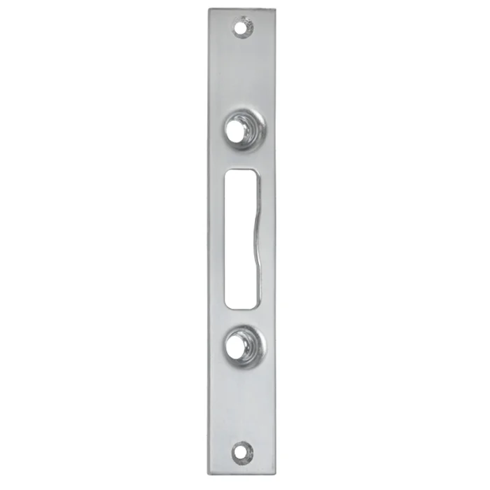 Sicherheits-Flachschließblech kantig mit Schwerlastdübelverankerung, für Zusatzschloss