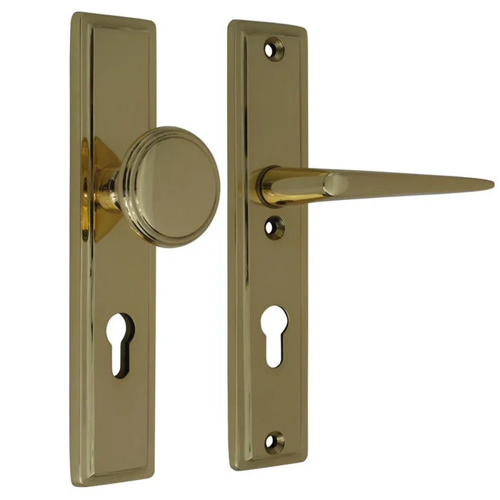 Sicherheitslangschildwechselgarnitur, Messing