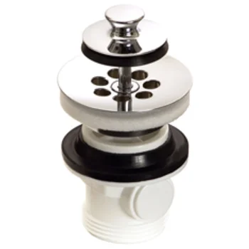 Siebventil FM Mattsson Chrom Mit weißem Kunststoffunterteil G1 1/4