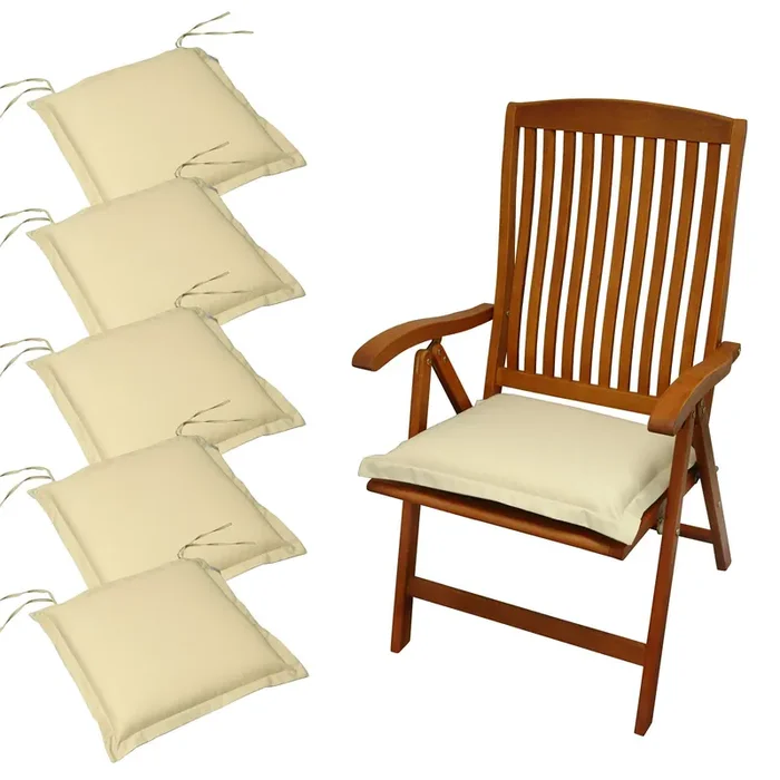 Sitzkissen indoba Premium extra dick Beige 6 Stück