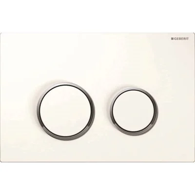 Spülknopf Geberit Omega 20 Weiß Glänzend Weiß