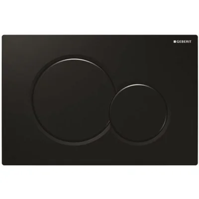 Spülknopf Geberit Sigma 01 Schwarzer Kunststoff