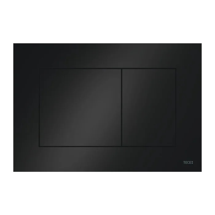 Spülknopf Tece Now (Kunststoff) Schwarz glänzend