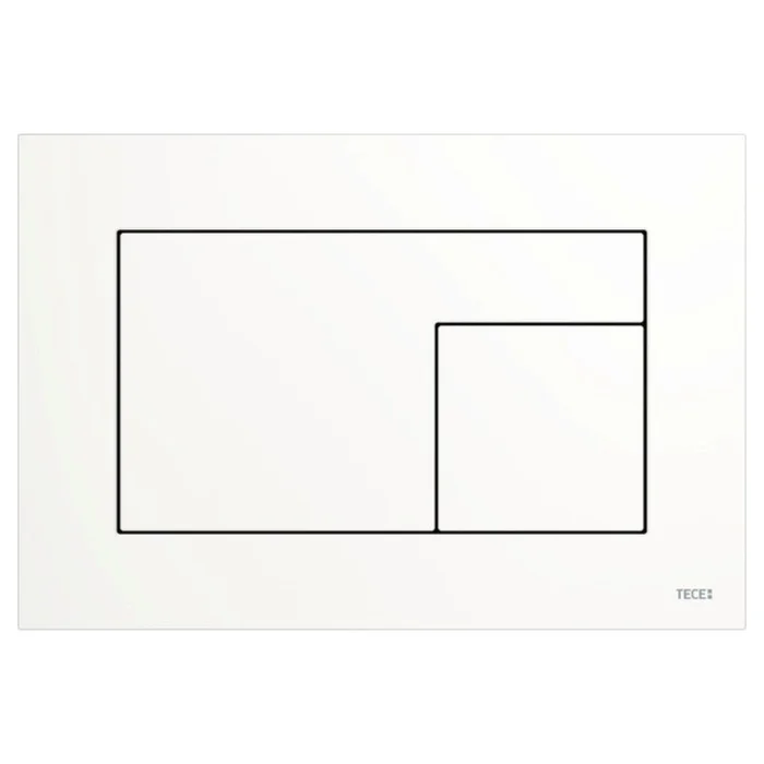 Spülknopf Tece Velvet (Fenix NTM® Material) Weiß / Bianco Kos