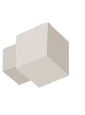 Squareline Innen- und Aussenecke Aluminium sand