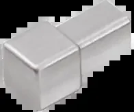 Squareline Innen- und Aussenecke Silber Feinschliff