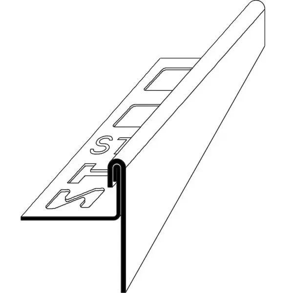 ST-Profile Gefälleprofil DUO Edelstahl 3D poliert Länge 1,16 m rechts
