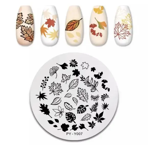 Stamping Schablone Herbst