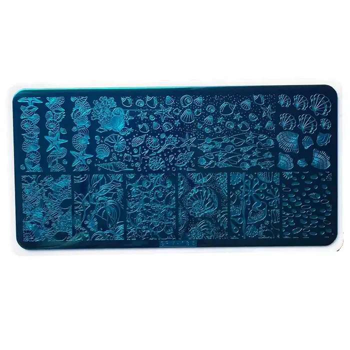 Stamping Schablone SPV-135 Beach