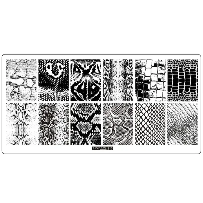 Stamping Schablone SPV-213 Schlangen