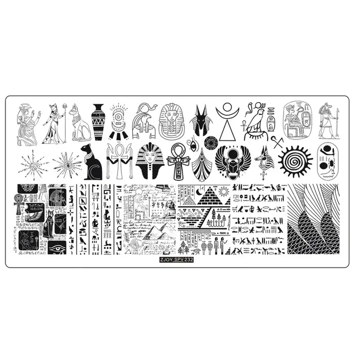 Stamping Schablone SPV-232 Ägypten