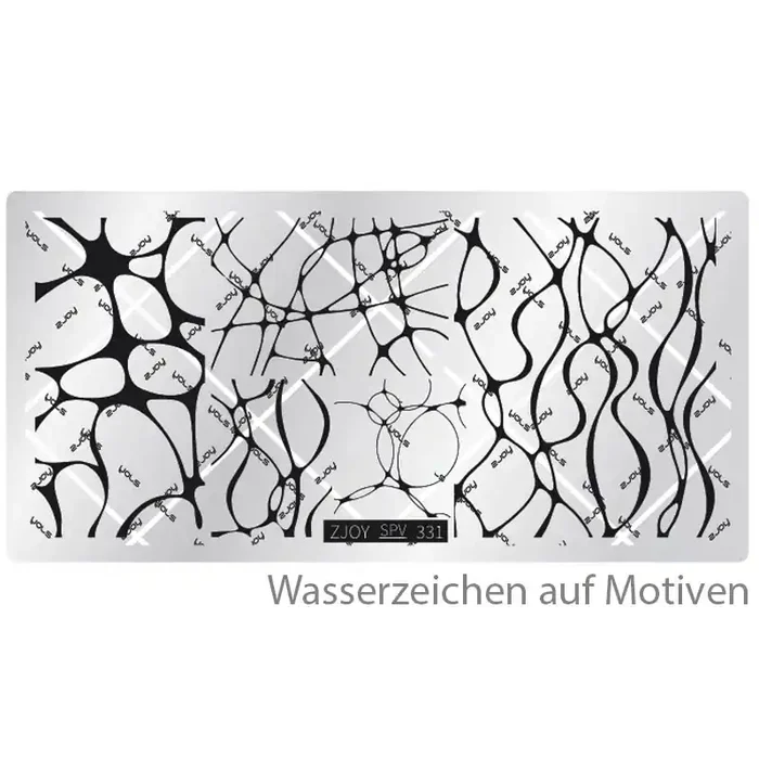 Stamping Schablone SPV-331 Abstrakt