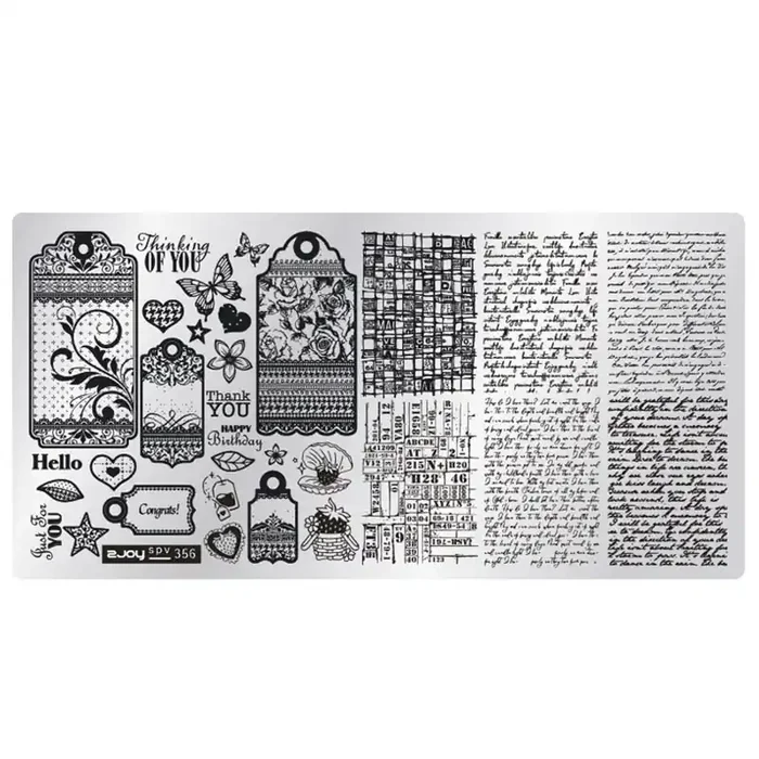 Stamping Schablone SPV-356 Vintage