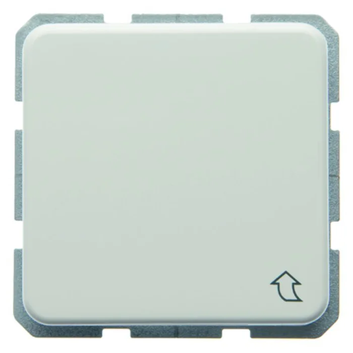 Steckdose SCHUKO mit Klappdeckel u. erh. BS wg Up IP44 polarweiß glänzend