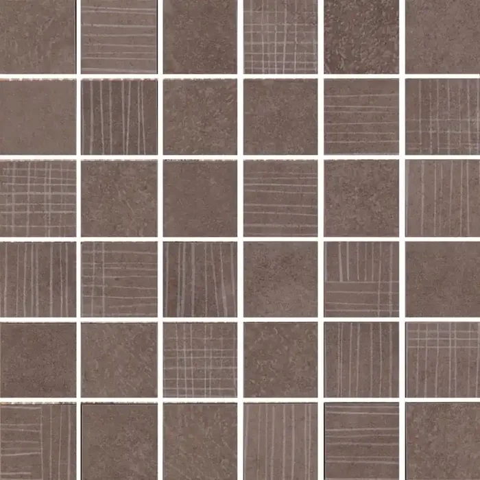 Steuler Thinsation Linea Taupe Mosaikfliese 5×5(30×30) R10 Art.-Nr. 12061