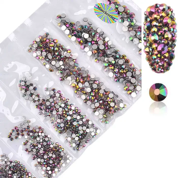 Strass Mix Rainbow Rose
