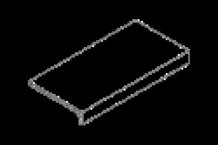 Stufe Schenkel Winkelstufe „Havana Cohiba Elemento L“ CIR 10x40x5 cm