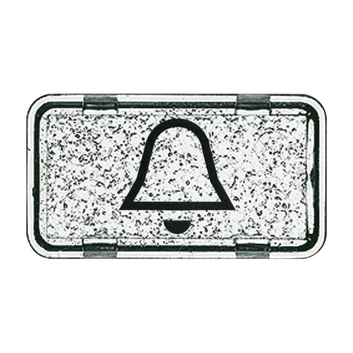 Symbol Klingel glasklar Allwetter IP44, Ocean