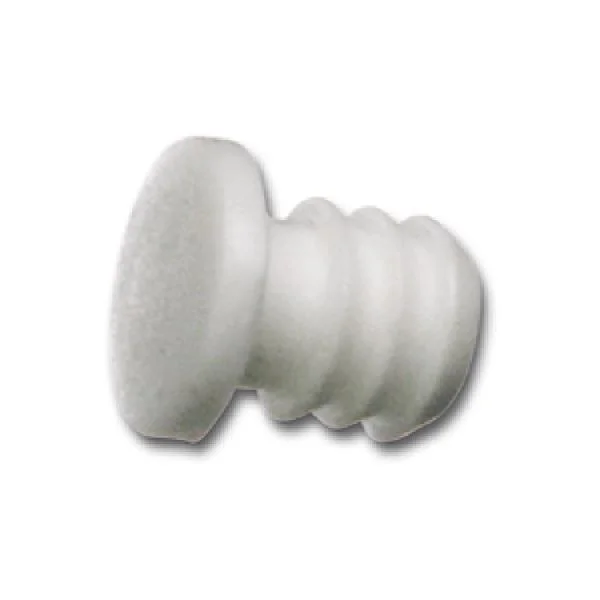 TD3 Türanschlagdämpfer zum Einbohren, Ø8 x 1,5 Bohrmaß: ø6 x 7 weiß (100 Stück)