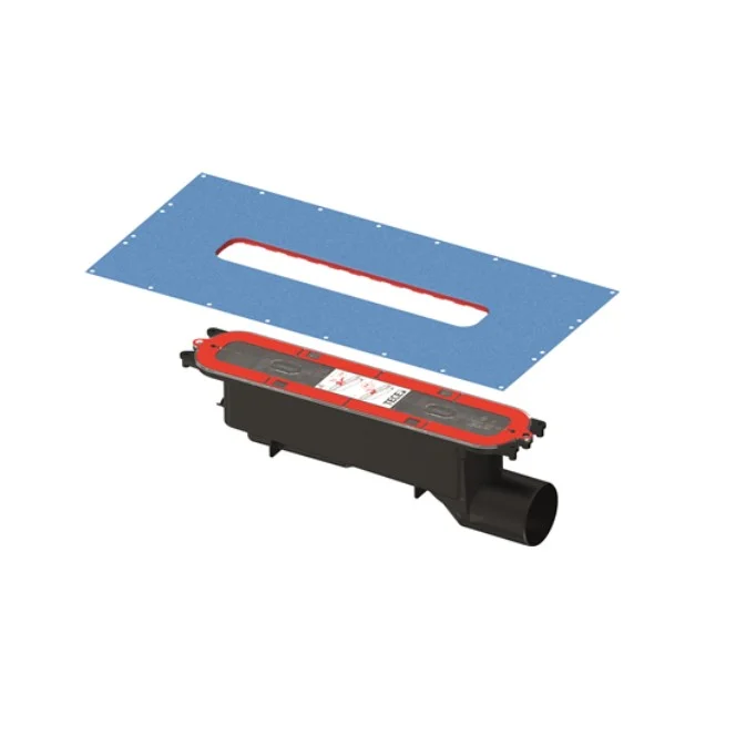 TECEdrainprofile Entwässerungsmodul Seitenabgang DN 75