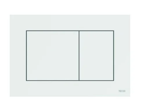 TECEnow WC-Betätigungsplatte, weiß antibakteriell