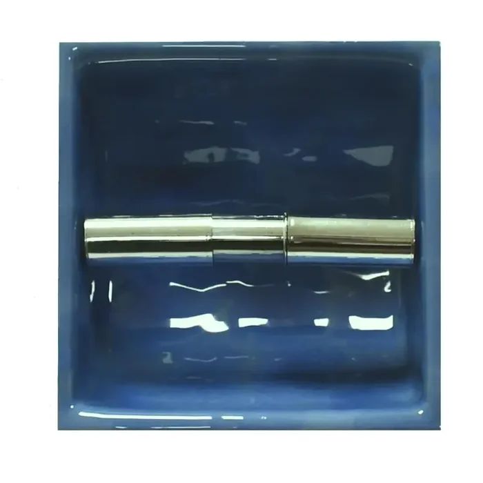 Toilettenpapierhalter Villeroy & Boch E3150 Retro blau grün 15×15 cm