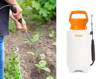 Toolland Akku Drucksprüher 8 Liter mit Edelstahl Lanze, USB Kabel