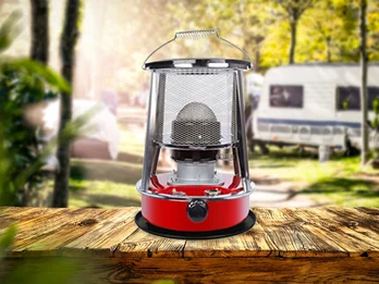 Toolland Petroleum Heizung mit Docht 0,25l/h bis zu 18h Tank: 4,6L für bis zu 18m²