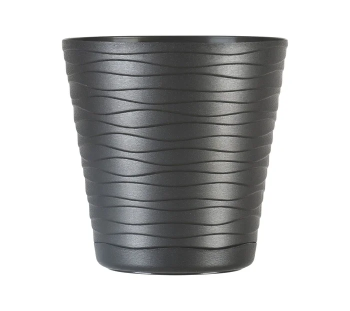 Topf „Ted“, 17 cm (schwarz)