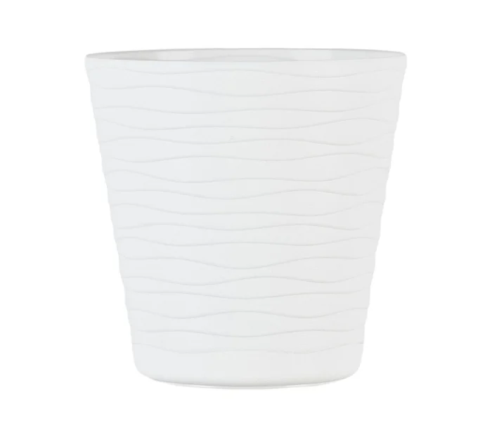 Topf „Ted“, 19 cm (weiß)