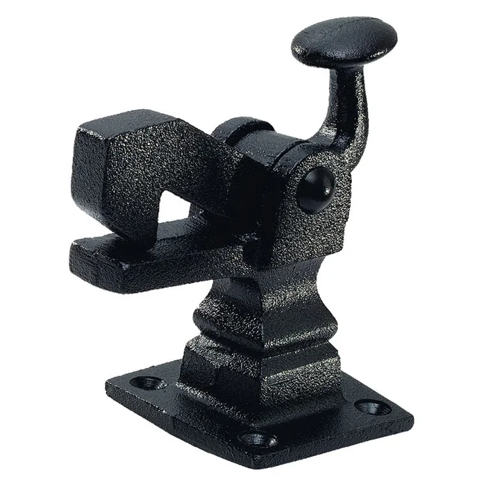 Torfeststeller KWS 1307.03 für Tore bis 100 kg, Temperguss schwarz