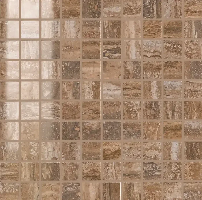 Unicom Starker Traces Mahogany Mosaikfliese 3×3 Art.-Nr. 5090