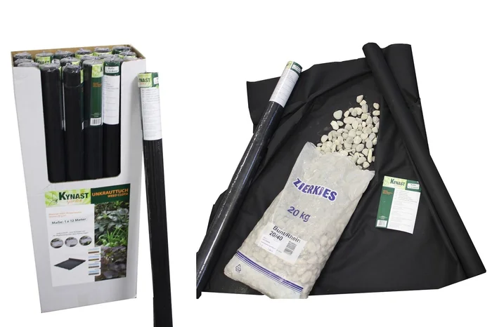 Unkrautvlies, 1 x 12 m, 50 g/m² (schwarz)