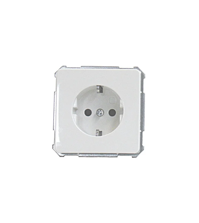 UP-Steckdose mit erhöhtem Berührungsschutz, Steckklemmen, pw