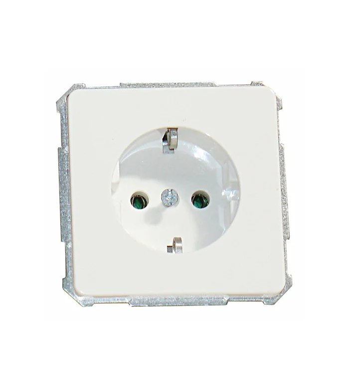 UP-Steckdoseneinsatz, Thermo bruchfest, Steckklemmen, rw