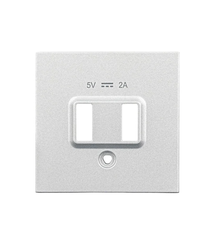 USB Ladesteckdosen-Abdeckung, weiß
