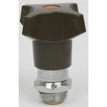 Ventildeckel mit olivfarbenem Kunststofftrichter, Heißwasser 15 Mora