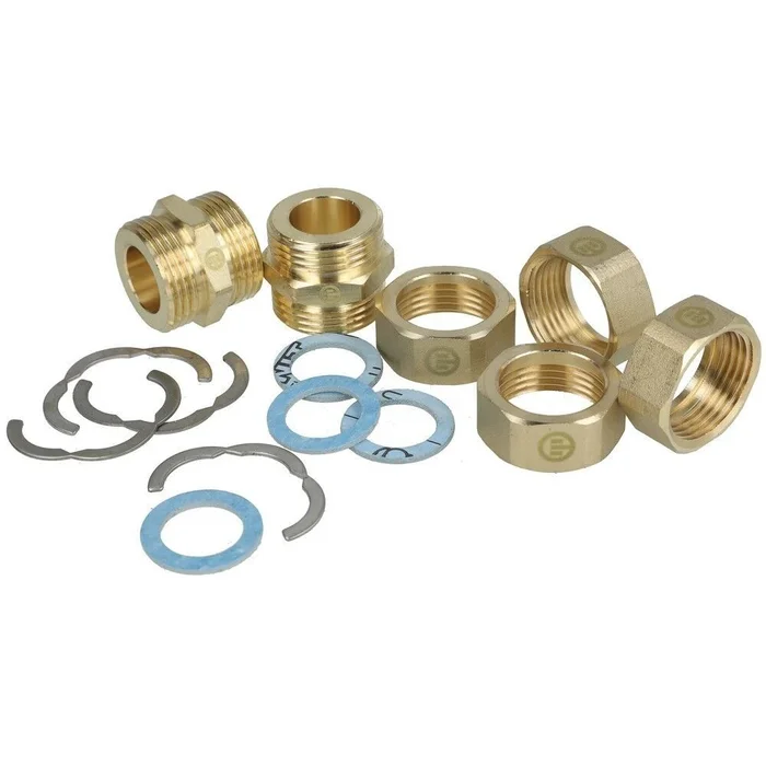 Verbindungset 3/4″ für Solarwellrohr DN16