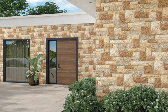 Verblender-Fliese 3D-Natursteinoptik 32×89 cm „Amazonia Natural“ Wandverkleidung Steinoptik