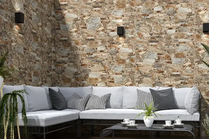 Verblender-Fliese Bruchsteinoptik natur 40×60 cm „Rambla Natural“ Steinoptik Wandverkleidung