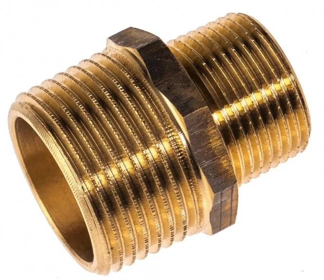 VIEGA Reduziernippel 1 x 3/4′ 266547, Modell Nr. 3245, Rotguss blank