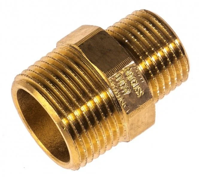 VIEGA Reduziernippel 3/4 x 1/2″ 266523, Modell Nr. 3245, Rotguss blank