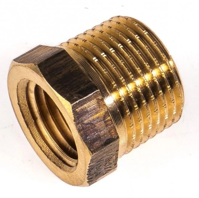 VIEGA Reduzierstück 1/4 x 1/8′ 441104, Modell Nr. 3241, Rotguss blank