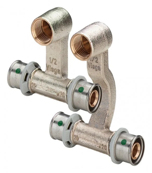 VIEGA Sanfix P Sockelleisten Heizkörperanschlussstück 409340,