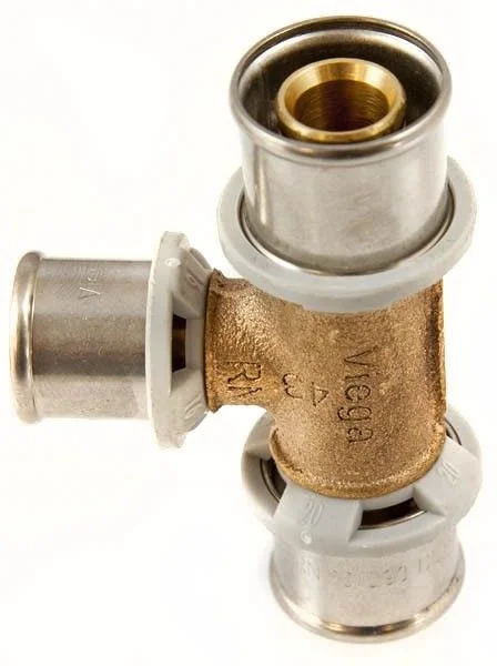 VIEGA Sanfix P T Stück 20x16x16 303488, Modell Nr. 2118, mit SC Contour